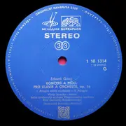 LP - Grieg - Koncert A Moll Pro Klavír A Orchestr / Šest Poetických Skladeb