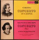 LP - Grieg, Mendelssohn a.o. - Concerto In A Minor /  Concerto No. 1 - Mono