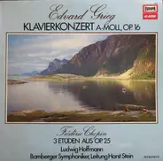 Edvard Grieg , Frédéric Chopin - Ludwig Hoffmann , Bamberger Symphoniker , Horst Stein - Klavierkonzert A-Moll, Op. 16 / 3 Etüden Aus Op. 25