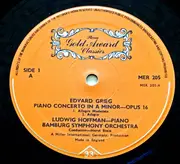 LP - Edvard Grieg , Frédéric Chopin , Ludwig Hoffmann With The Bamberger Symphoniker , Horst Stein - Piano Concerto In A-Minor / 3 Etudes