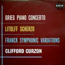 LP - Grieg / Litolff / Franck / Clifford Curzon - Piano Concerto - Scherzo - Symphonic Variations