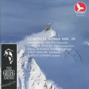 CD - Edvard Grieg , Marianne Hirsti , Christa Pfeiler , Kjell Magnus Sandve , Knut Skram , Rudolf Jansen - Complete Songs Vol. IV