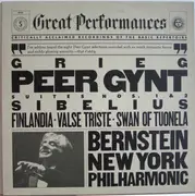 LP - Edvard Grieg / Jean Sibelius / The New York Philharmonic Orchestra , Leonard Bernstein - Peer Gynt Suites No. 1 & 2 / Valse Triste, Finlandia, The Swan Of Tuonela
