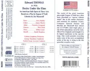 Double CD - Edward Thomas - Jerry Hadley , James Morris , Victoria Livengood , Mel Ulrich , Jeffrey Lentz , The - Desire Under The Elms