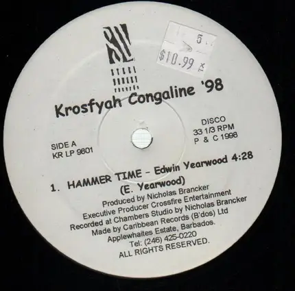 Edwin Yearwood / T. Bailey/E. Yearwood - Hammer Time / Rapso