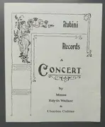 LP - Edyth Walker , Sara Charles-Cahier - Edyth Walker And Madame Charles Cahier