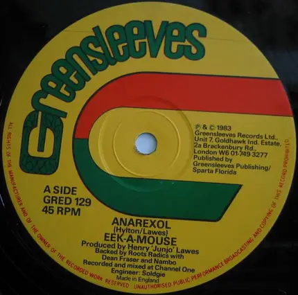 Eek-A-Mouse - Anarexol