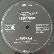12inch Vinyl Single - Eezee-glo! - Love In Old Cars