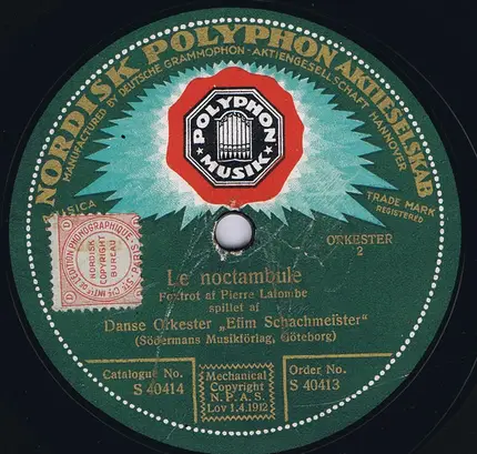 Efim Schachmeister - Chacun Sa Vie.../ Le Noctambule