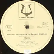 LP - Ekkehard Weber - Barocke Kammermusik Für Gamben - Ensemble - Gatefold