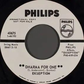 Ekseption - Dharma For One