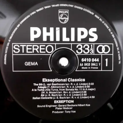 Ekseptional Classics - The Best Of Ekseption - Ekseption | Vinyl ...