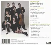CD - Eighth Blackbird - Beginnings