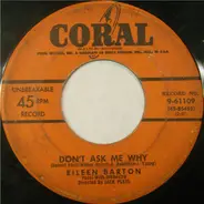 Eileen Barton - Don't Ask Me Why / Away Up There