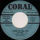 7inch Vinyl Single - Eileen Barton - I Have To Tell You / And Then - Promo Copy