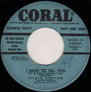 Eileen Barton - I Have To Tell You / And Then