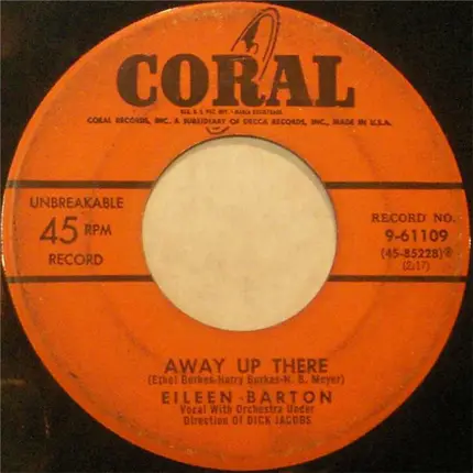 Eileen Barton - Don't Ask Me Why / Away Up There