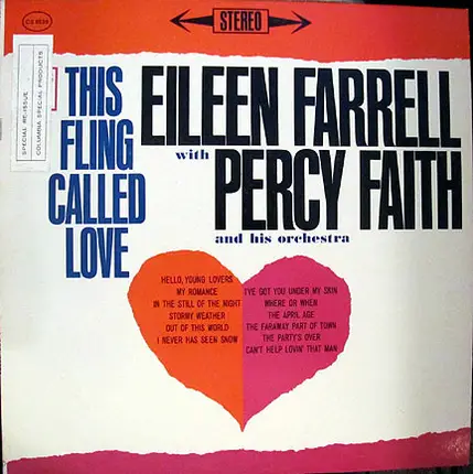 Eileen Farrell With Percy Faith & His Orchestra - This Fling Called Love