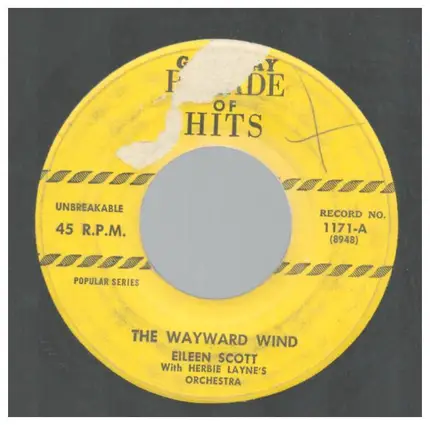 Eileen Scott / Clarence Cunningham - The Wayward Wind / I'm In Love Again