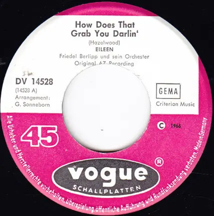 Eileen - How Does That Grab You Darlin'