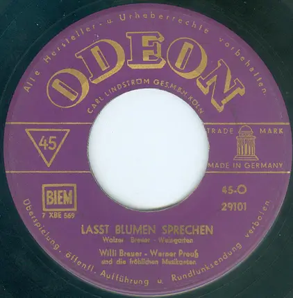 Eilemann-Trio / Willi Breuer Und Werner Preuß - Der Köl'sche Kaktus