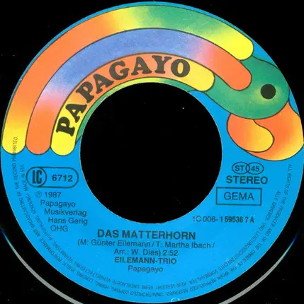 Eilemann-Trio - Das Matterhorn