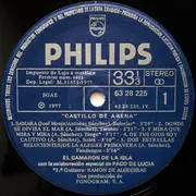 LP - El Camarón De La Isla con la colaboración especial de Paco De Lucía - Castillo De Arena