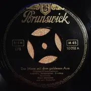 7inch Vinyl Single - Elmer Bernstein & Orchestra - Der Mann Mit Dem Goldenen Arm - EP, Mono