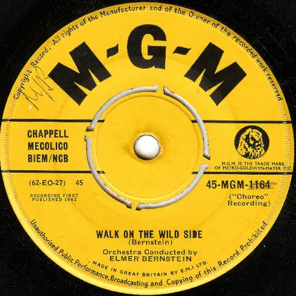 Elmer Bernstein - Walk On The Wild Side