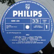 LP - Elmer Bernstein - Gold (Original Motion Picture Soundtrack)