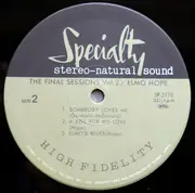 LP - Elmo Hope Trio - The Final Sessions Vol. 2 - + Insert