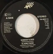 7inch Vinyl Single - Elaine Paige - Nobody's Side