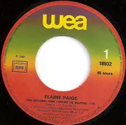 7inch Vinyl Single - Elaine Paige - The Second Time (Thème De 'Bilitis')