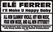 12'' - Elé Ferrer - I'll Make U Happy Baby (Remixes)
