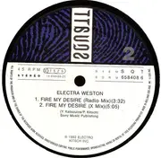 12inch Vinyl Single - Electra Weston - Fire My Desire