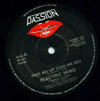 Electric Mind - Pick Me Up (Can We Go) / Zwei (Dub Version)