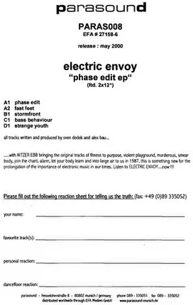 Electric Envoy - Phase Edit EP