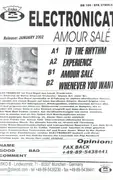 12'' - Electronicat - Amour Sale