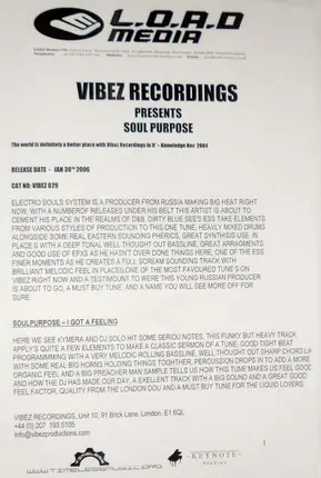 Electrosoul System / Soul Purpose - Dirty Blue / I Got A Feeling