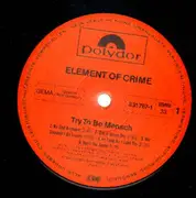 LP - Element Of Crime - Try To Be Mensch - JOHN CALE