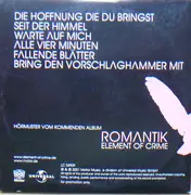 CD - Element Of Crime - Romantik (Hörmuster, Promo)