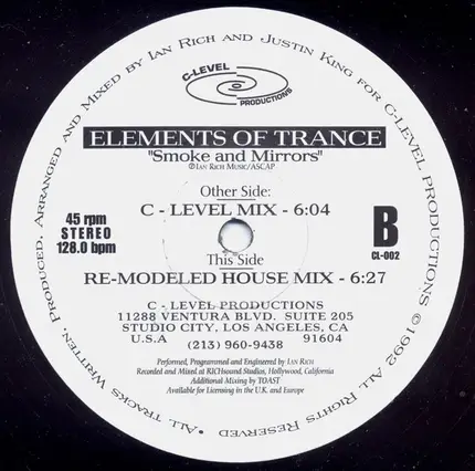 Elements Of Trance - Smoke And Mirrors