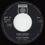 7inch Vinyl Single - Elena Parker - Sweet Johnny / Ave