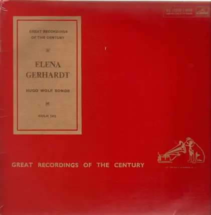 Elena Gerhardt - Hugo Wolf Songs