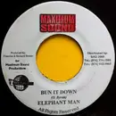 7inch Vinyl Single - Elephant Man - Bun It Down