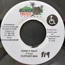 7inch Vinyl Single - Elephant Man - Doing It Right