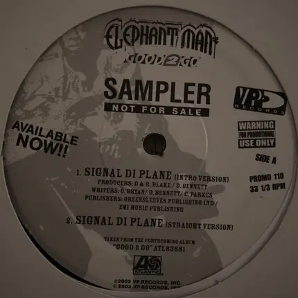 Elephant Man - Signal Di Plane