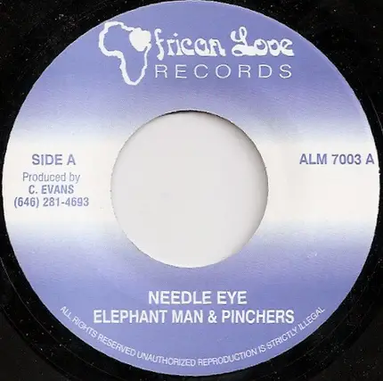 Elephant Man & Pinchers / Brigadier Jerry - Needle Eye / Gospel Medley