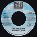 7inch Vinyl Single - Elephant Man / Zicka P - You Own Di Man / Well Well