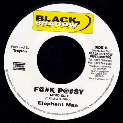 Elephant Man - F@#k P@#$y